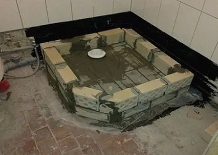 tava de duș, cum să instalați corect tava de duș, sfaturi utile, face propriile lor mâini