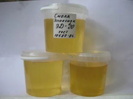 Compoziția adezivă epoxidice și utilizarea de materiale diferite, proprietăți, clipuri video și fotografii
