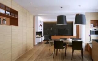 bucătărie de design foto combinate cu care trăiesc în Hrușciov