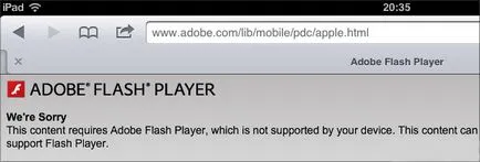 Flash player pentru iPad - Cum se instalează o aplicație de la Adobe