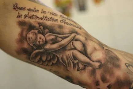 Fotografii și semnificația săgeților tatuaje Cupid (Cupidon) Fotografii și semnificația cupid tatuaje cu săgeți