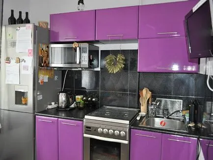 Design Violet bucătărie, o combinație de culori (70 foto reale), bucătărie de design, design interior, reparații, foto (bucatarie) Design Violet bucătărie, o combinație de culori (70 foto reale), bucătărie de design, design interior, reparații, fotografii