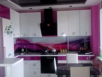 Design Violet bucătărie, o combinație de culori (70 foto reale), bucătărie de design, design interior, reparații, foto (violet) Design Violet bucătărie, o combinație de culori (70 foto reale), bucătărie de design, design interior, reparații, fotografii