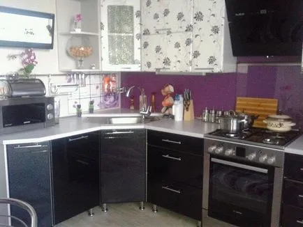 Design Violet bucătărie, o combinație de culori (70 foto reale), bucătărie de design, design interior, reparații, fotografie (design bucătărie violet) Design Violet bucătărie, o combinație de culori (70 foto reale), bucătărie de design, design interior, reparații, fotografii