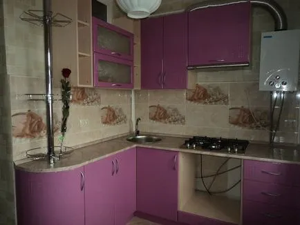 Design Violet bucătărie, o combinație de culori (70 foto reale), bucătărie de design, design interior, reparații, foto (violet) Design Violet bucătărie, o combinație de culori (70 foto reale), bucătărie de design, design interior, reparații, fotografii
