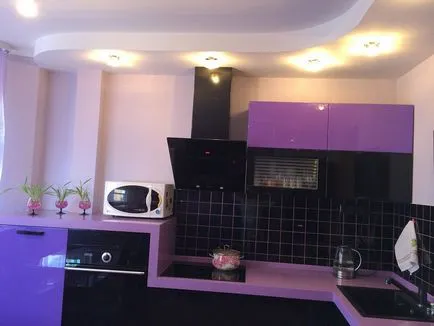 Design Violet bucătărie, o combinație de culori (70 foto reale), bucătărie de design, design interior, reparații, fotografie (combinație) Design Violet bucătărie, o combinație de culori (70 foto reale), bucătărie de design, design interior, reparații, fotografii