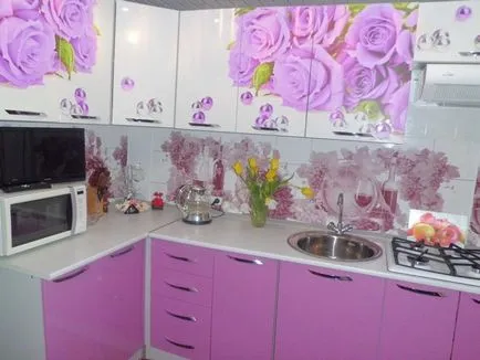 Design Violet bucătărie, o combinație de culori (70 foto reale), bucătărie de design, design interior, reparații, fotografie (design de bucătărie) Design Violet bucătărie, o combinație de culori (70 foto reale), bucătărie de design, design interior, reparații, fotografii