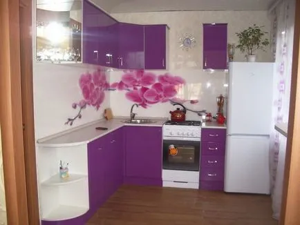 Design Violet bucătărie, o combinație de culori (70 foto reale), bucătărie de design, design interior, reparații, fotografie (design de bucătărie) Design Violet bucătărie, o combinație de culori (70 foto reale), bucătărie de design, design interior, reparații, fotografii