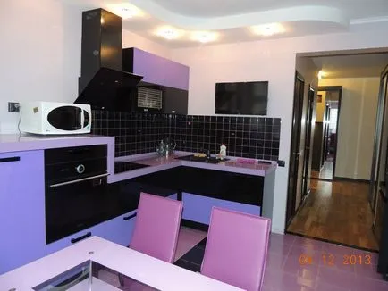 Design Violet bucătărie, o combinație de culori (70 foto reale), bucătărie de design, design interior, reparații, fotografie (design bucătărie violet) Design Violet bucătărie, o combinație de culori (70 foto reale), bucătărie de design, design interior, reparații, fotografii