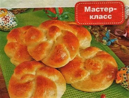 Forma sub formă de rulouri modul de a face chifle frumoase formă din aluat de drojdie