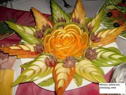 Feliere fructe sau frumos tăiate și fructe ambalaj