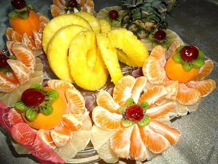 Feliere fructe sau frumos tăiate și fructe ambalaj