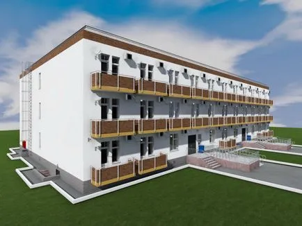 Proiectul terminat clădire de apartamente