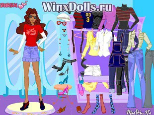 Jocuri pentru fete Winx Dress Up (pentru a sublinia stilul selectat) Jocuri pentru fete Winx Dress Up