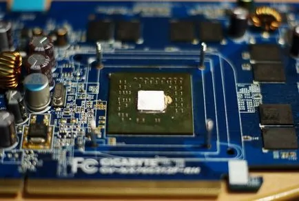 Instrucțiuni de încălzire și de memorie chips-uri GPU placa video