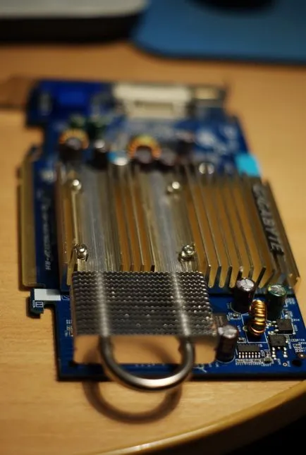 Instrucțiuni de încălzire și de memorie chips-uri GPU placa video