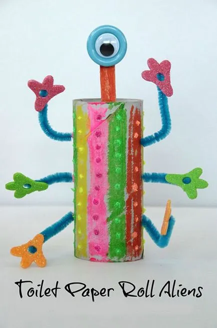 Străinii cu propriile mâini pentru Ziua Cosmonautică - karaponder - copii creative