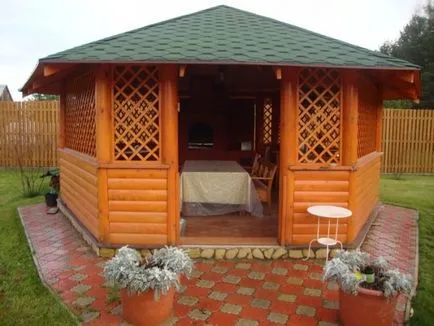 Cum de a face mâini fotografie summerhouse (vara) Cum sa faci un pavilion de vară cu mâinile fotografia lui