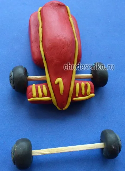 Cum sa faci o masina de curse din plastilină