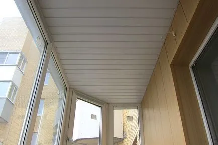 Ce tavanul în balcon logie, cu mâinile lor, cum să facă, opțiunile, vopsea decât (lui) Ce tavanul în balcon logie, cu mâinile lor, cum să facă, opțiunile, vopsea decât