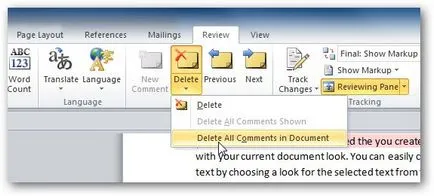 Cum se adaugă o notă în Word 2010 (add) Cum se adaugă o notă în Word 2010