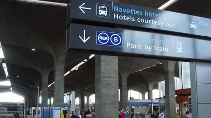 Cum se ajunge la centrul de la aeroportul Paris Charles de Gaulle