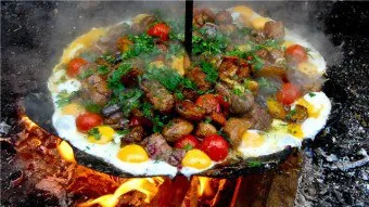 Ce vă puteți pregăti mese pe foc de carne, pește și legume (foc) Ce vă puteți pregăti mese pe foc de carne, pește și legume