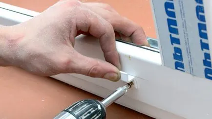 Cum de a stabili plasa de tantari pe procesul de instalare fereastra 4 din plastic (țânțar) Cum de a stabili plasa de tantari pe metoda fereastra de instalare 4 din plastic