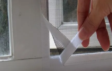 Cum de a stabili plasa de tantari pe procesul de instalare fereastra 4 din plastic (fereastră) Cum de a stabili plasa de tantari pe metoda fereastra de instalare 4 din plastic