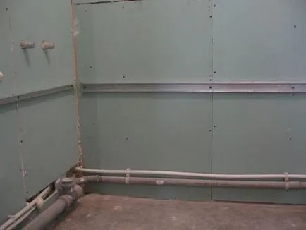 Cum să lipici placi ceramice pe gips-carton din fotografie baie și instrucțiunile video de