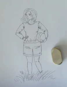 Cum de a desena o persoană trage un creion în etape, copilul meu