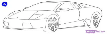 Cum să elaboreze un creion etape lamborghini