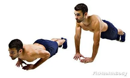 Cum de a construi biceps la domiciliu condiții, push-up-uri, exerciții cu gantere (biceps) trăgând Cum de a construi biceps la domiciliu trăgând condiții, push-up-uri, exerciții cu gantere