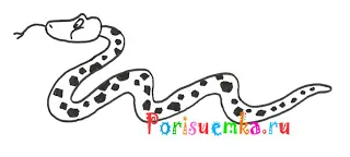 Cum de a desena un șarpe desena desene simple (desene) Cum de a desena un șarpe trage desene simple