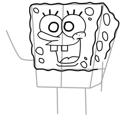 Cum de a desena SpongeBob etape, lessdraw