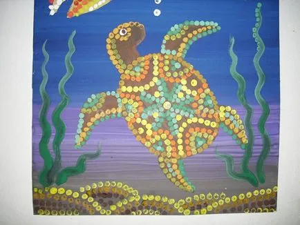 Cum de a desena vopsele (vopsele), Underwater World Cum să atragă vopsele lume subacvatică