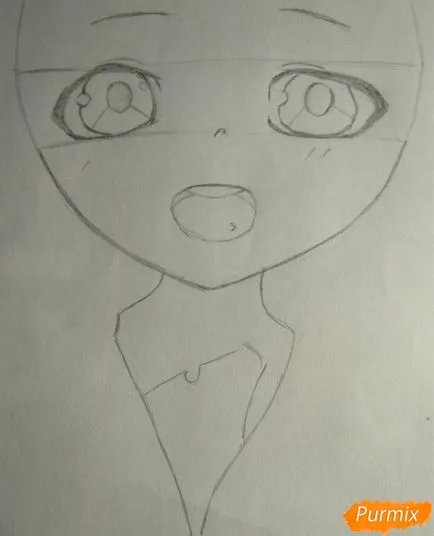 Cum de a desena un băiat frumos mic în stil anime
