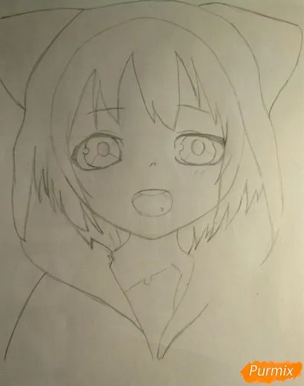 Cum de a desena un băiat frumos mic în stil anime