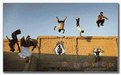 Cum să învețe Parkour de la zero la domiciliu - foto și video