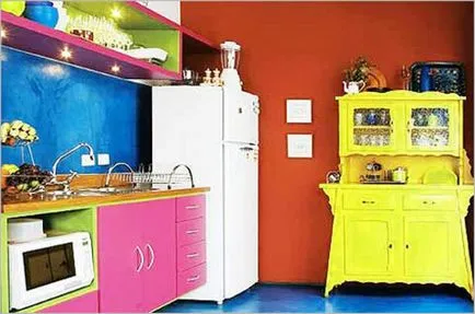 Cum de a face bucătărie frumos, cu mâinile sale interesante idei de decorare fotografie