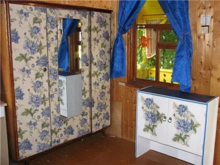 Cum de a actualiza un dulap vechi, cu mâinile sale idei creative pentru acasă