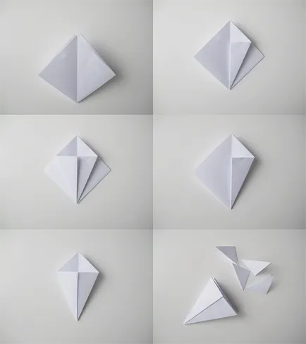 Cum de a face hârtie origami diamant (hârtie) Cum de a face diamant de hârtie origami