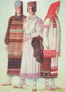 Care au fost hainele din Rusia (Ivanovka) Care au fost hainele din Rusia