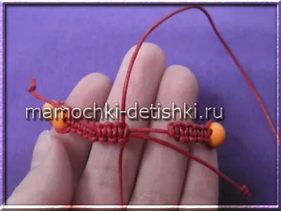 Cum de a țese brățară fotografii Shambala-pas, atelier de schinduf, creșterea copiilor, sănătatea copiilor