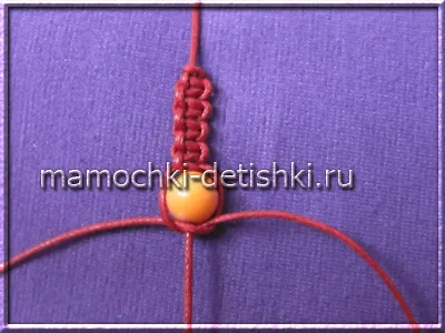 Cum de a țese brățară fotografii Shambala-pas, atelier de schinduf, creșterea copiilor, sănătatea copiilor