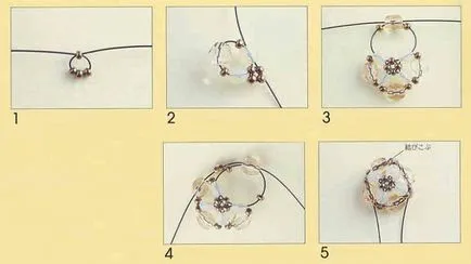 Ca țese nominală și talon fenechki Super elegant (schema tese) (Fenitchka starter Mărgele țesut diagrama tese) Ca țese nominală și șirag de mărgele fenechki Super elegant (schema de legătură)