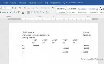 Cum se mută un tabel dintr-un cuvânt în Excel - ajuta cu Word și Excel
