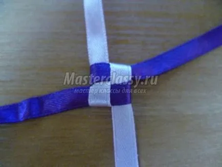Cum de a țese pas panglici pe clase de master pas cu fotografii