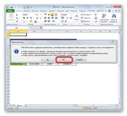 Cum de a transfera un tabel de la html pentru a excela