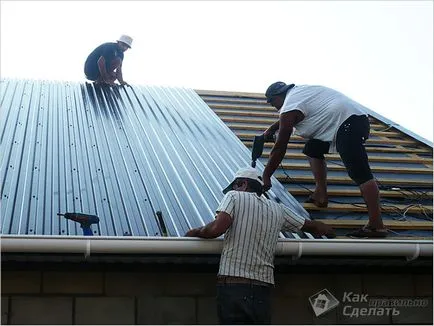 Cum să acopere acoperișul Bent cu mâinile, construirea unei case pentru tine